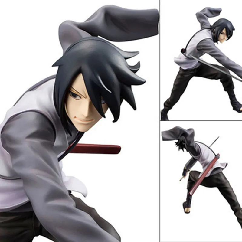 

Anime GEM Naruto Shippuuden Naruto The Movie BORUTO Uchiha Sasuke PVC Figure Collectible Model Toy 20cm