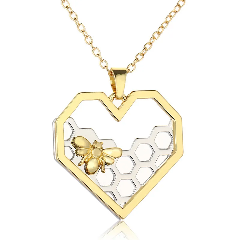 

Exquisite Fashion Two Color Peach Hearts Hive Necklace Accessories Goods In Stock CAR583 xiangl colar jewelry choker boho