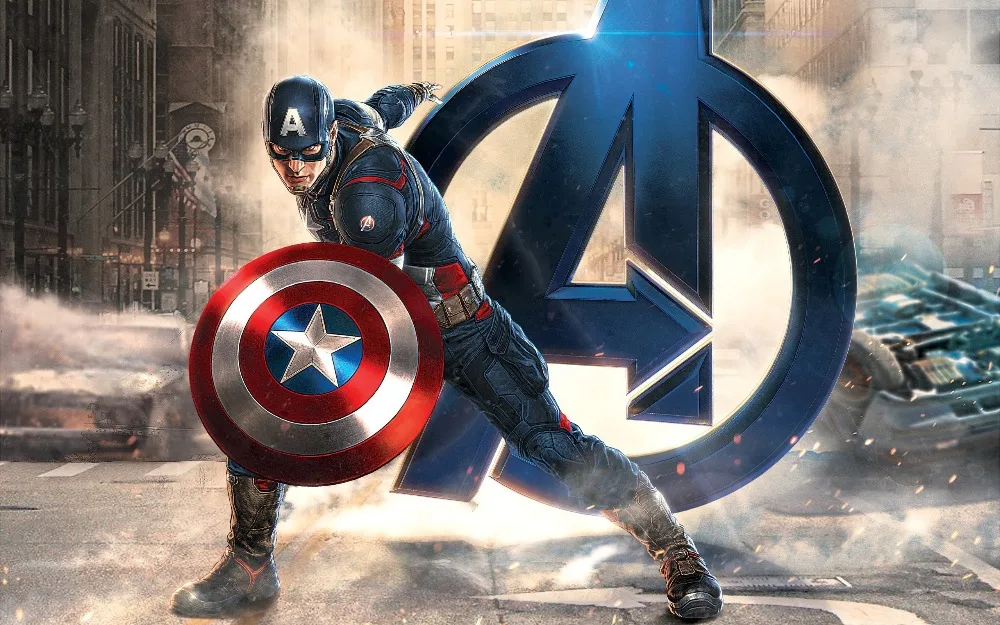 Captain America serviette Marvel Avengers guerre civile Enfants Serviette Cadeau
