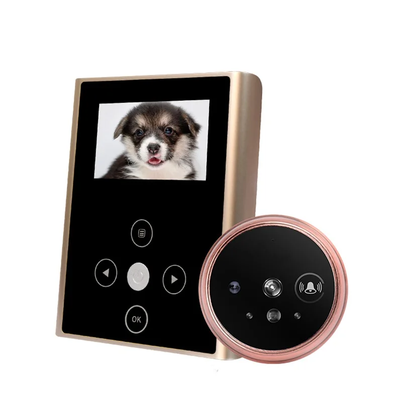 New IR 3.0inch LCD Photo/Audio Video Recording Door Peephole Camera Rechargeable 2000mAh Smart Door Viewer Camera With Doorbell New IR 3.0inch LCD Photo/Audio Video Recording Door Peephole Camera Rechargeable 2000mAh Smart Door Viewer Camera With Doorbell