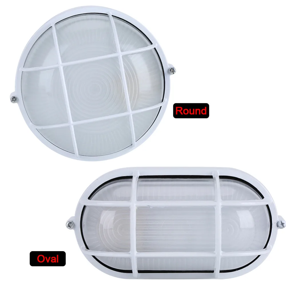 

Oval Round Explosion Proof Vapor-proof Sauna Steam Room Light Lampshade Guard Sauna Room High Temperature Explosion-proof Lamp