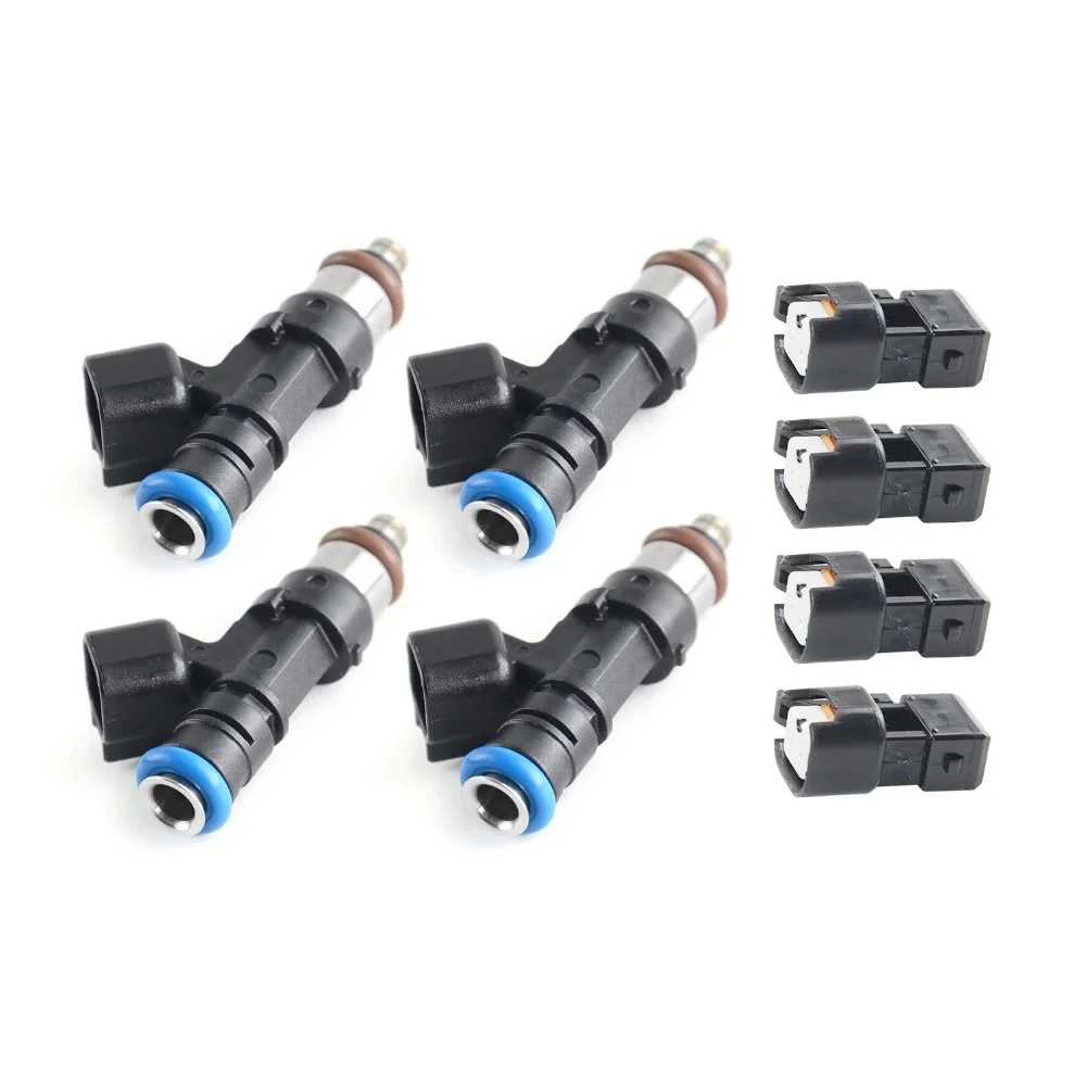 Топливные форсунки AP01 4 шт. для Audi A4 TT VW Golf Jetta 1 8 T turbo EV14 60lb 630cc 0280158298 0 280 158 298| |