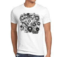 Летняя футболка, футболка с изображением автомобиля Turbo Muscle, Винтажная футболка с круглым вырезом и изображением автомобиля mustang motor action