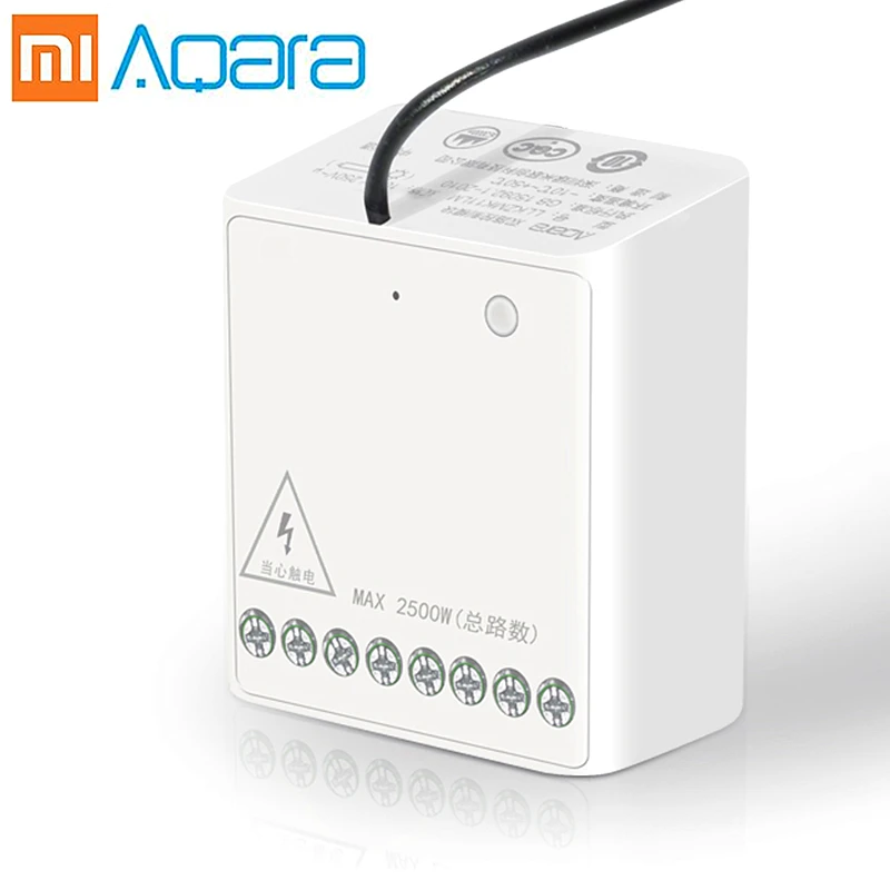 

Aqara Wireless Relay Module Two-way Control Double 2 Channels Switch Controller Smart Light For Mi Home original xiaomi new 2019