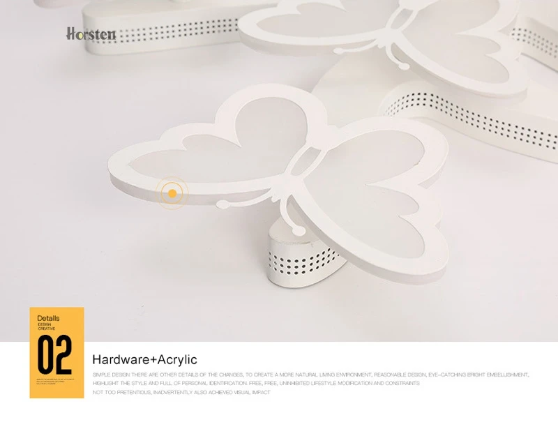 Modern LED Chandelier For Living Room Bedroom Home AC110-240V Butterfly Led Ceiling Chandelier Lamp Brightness Dimmable (17)