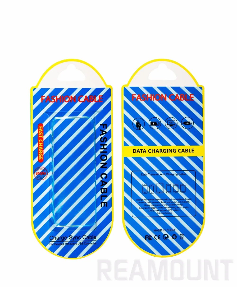 30 chiếc Mới Được thiết kế bao bì đóng gói Hộp NHỰA PVC cho Điện thoại Phụ kiện cho dây cáp không dây Store cho màn hình custom iphone cases