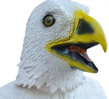 

2017 Masquerade Masks Eagle Mask Latex Animal Costume Prop Halloween Mask latex face halloween silicone halloween masks