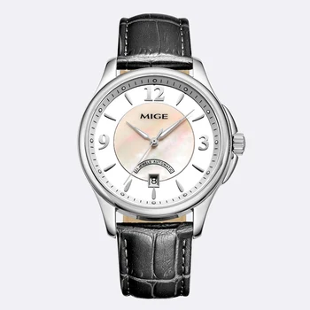 

2017 New Hot Sale Brand Skeleton Saphire Dial Mechanical Watches White Black Leather Strap Waterproof Automatic Man Wristwatches