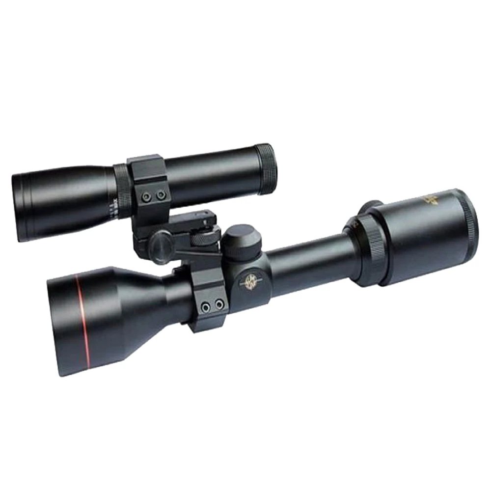 2 Way Use Metal 25.4mm/30mm Diameter Double Ring Mount Adjustable Elevation Windage for Scope