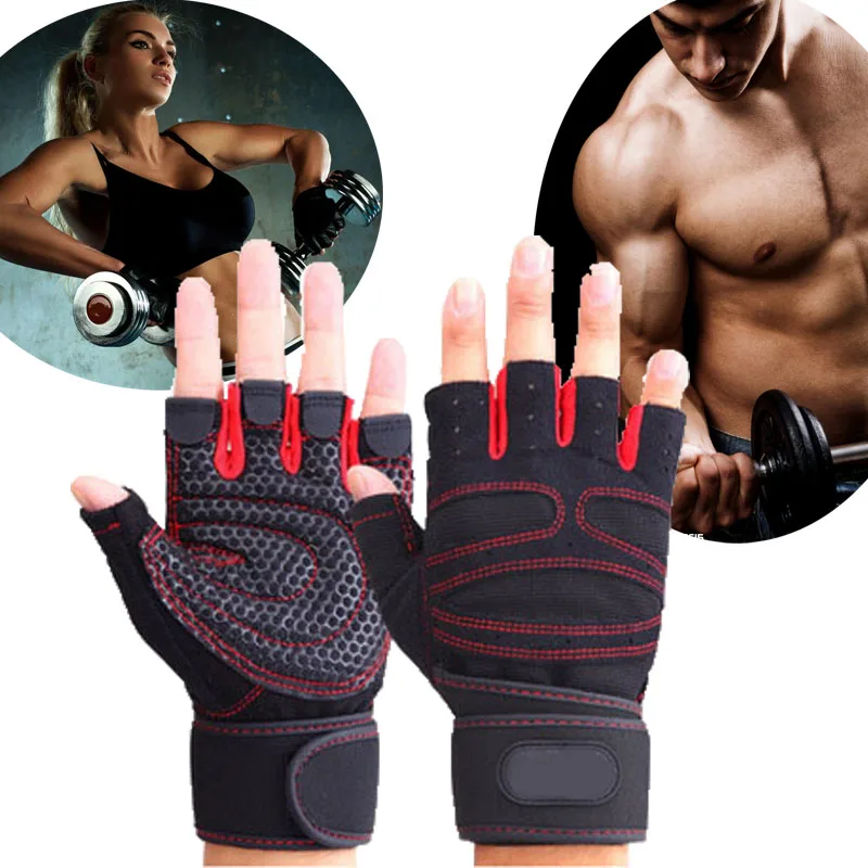 Gym Body Building Training Dumbbell Sports Fitness Weight Lifting Gloves For Men And Women Fitness Exercise Training Gym Gloves