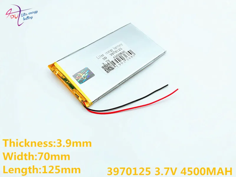 10pcs [SD] 3.7V 4500mAh [3970125] Polymer lithium ion / Li