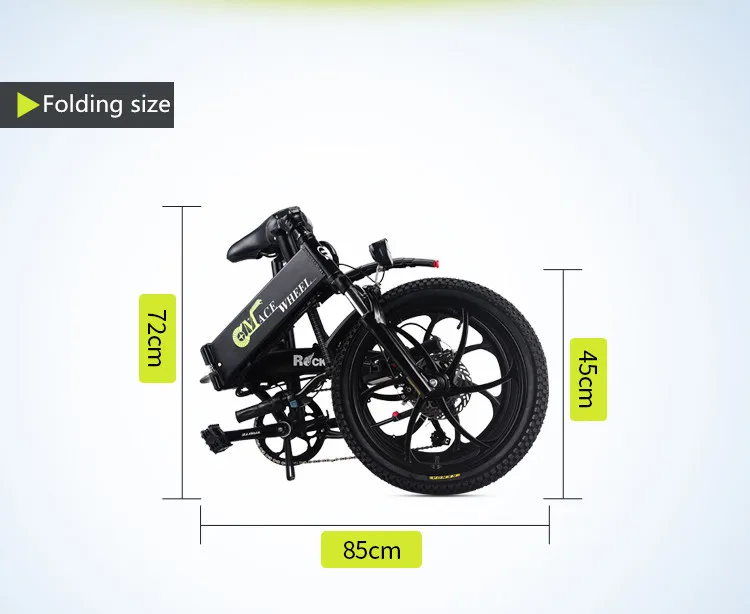 Flash Deal Europe Stock 20 Inch Electric Bike Magnesium Alloy Wheel 48v 10ah 350w Folding Electric Bike 7 Speed Gears 20" Folding Ebike 27