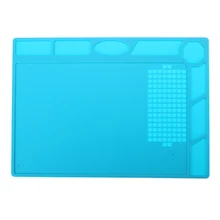 32x23 см термостойкого пайки коврик обслуживания платформы стол коврик силиконовый тепла Пистолеты BGA паяльная станция