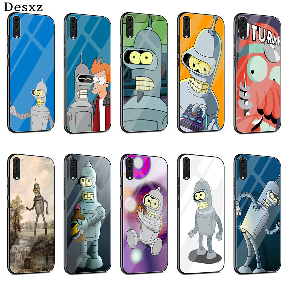 

Gerleek Futurama Weiche Silikon Back Glass Case Cover TPU For Xiaomi Mi A1 A2 Redmi Note 8 Lite 9 5 6 7 Pro 6A 4X Pocophone F1