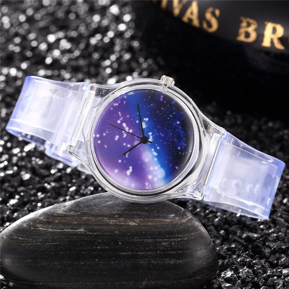 Новые модные женские часы романтическое звездное небо дамские Hodinky креативные Детские Rejor повседневные часы унисекс Клевер Enfant Ceasuir