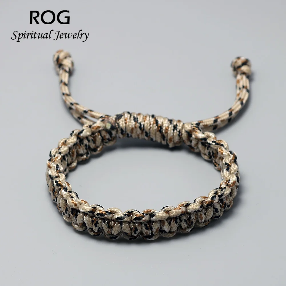 

Handmade Braided Rope Bracelet Strong Survival Paracord Bracelet For Military Fan Camping Outdoor Living Skills Men And Women