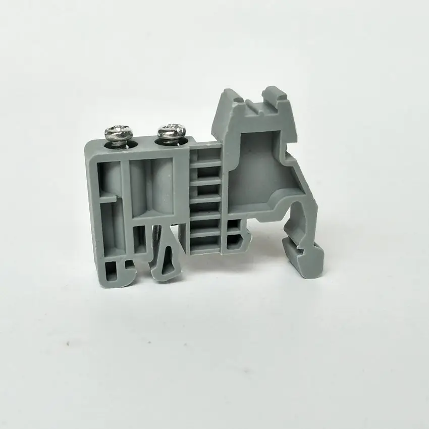 50 шт./лот E/UK din рейку клеммы торцевая пробка для 35 мм рейки|din rail terminal block|terminal