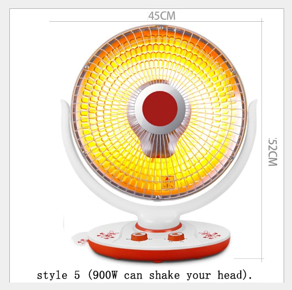 Домашний обогреватель для студенческого общежития, воздушный обогреватель 2 передач, Быстрое нагревание, зимнее оборудование 180D, вращение