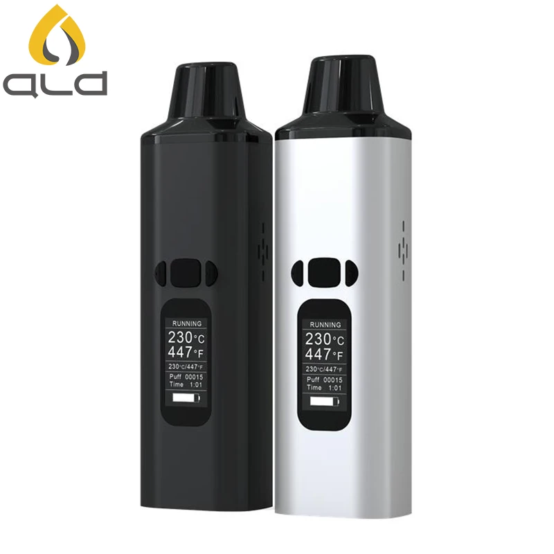 Original Electronic Cigarette ALD AMAZE Dry Herb Vaporizer Built-in 1800mAh Battery Herbal Portable Vape Pen Vape Kit