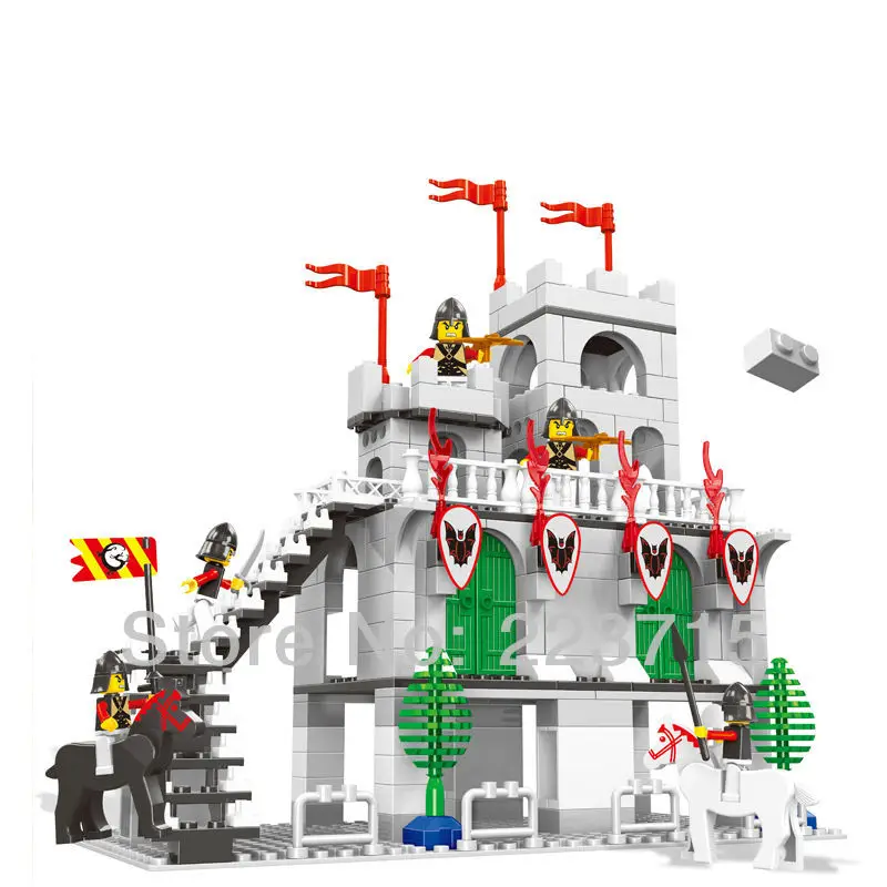 

Free Shipping!*Knight Fighting* DIY enlighten block bricks,Compatible With other Assembles Particles