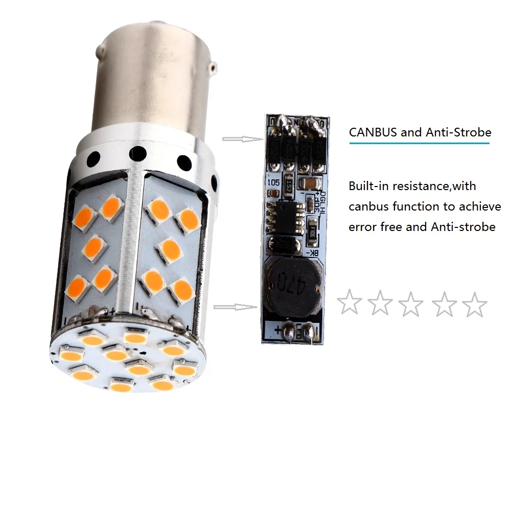 ���� ���� LED ���� ���� ���õ� �ڵ� ���� ����, 1156 BA15S P21W BAU15S PY21W 1157 BAY15D P21/5W 3030 35SMD Canbus, 2 ��