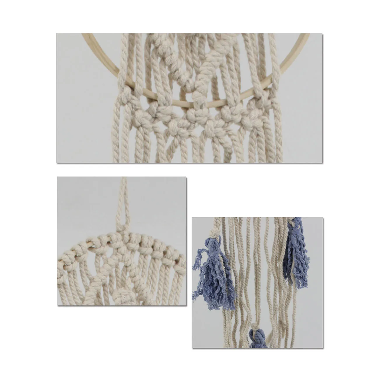 LUDA-Macrame ручной тканый богемский гобелен креативная студия спальня в скандинавском стиле с кисточками на стену