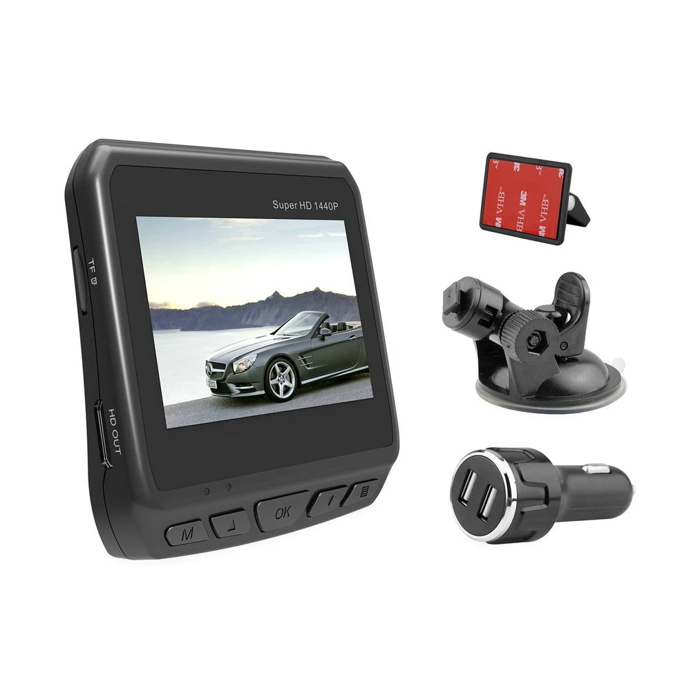 

Azdome DAB211 Car DVR Dashboard Camera Video Recorder Loop Recording Ambarella A12 2560x1440P Super HD Dash Cam Night Vision