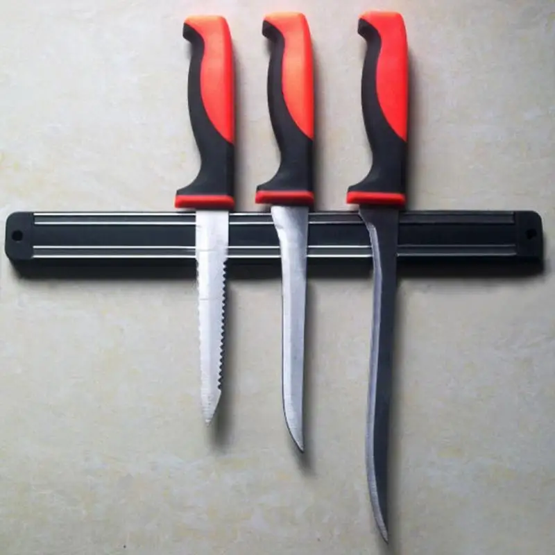 High Quality Knife Holder 33cm Wall Mount Black ABS Placstic