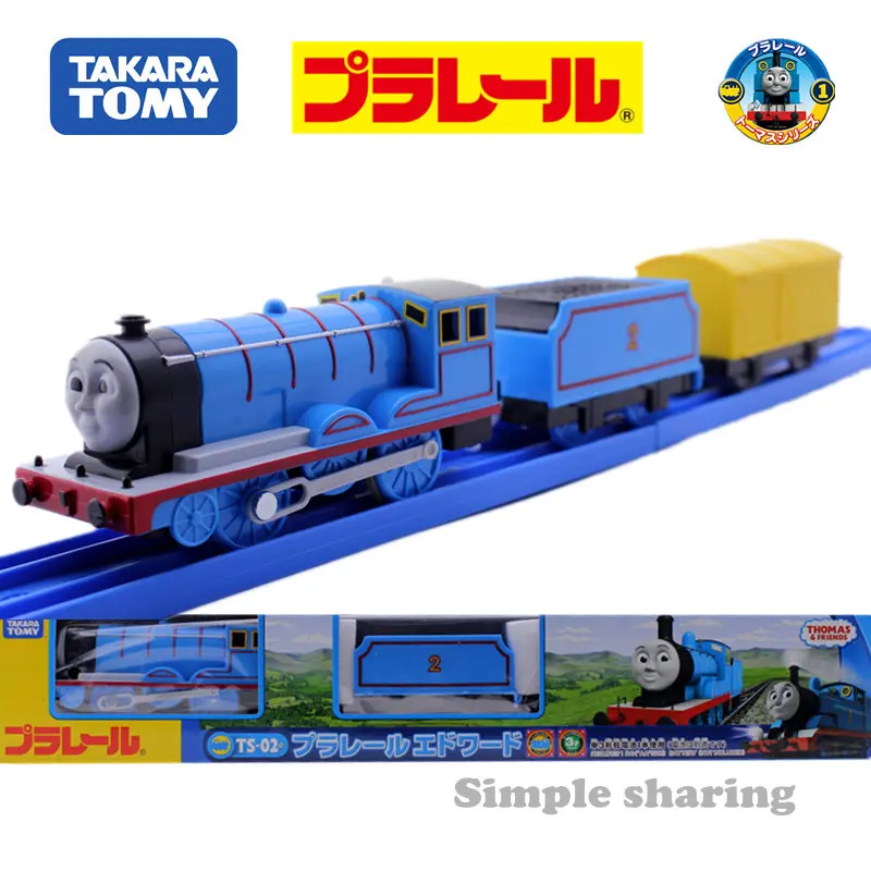 Takara Tomy Tomica Plarail TS-02 моторизованный Эдвард модель поезда набор литые развивающие
