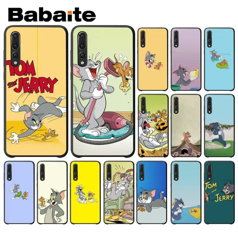 

Babaite Cat and Mouse Tom and Jerry Pattern Soft Phone Case for Huawei P9 P10 Plus Mate9 10 Mate10 Lite P20 Pro Honor10 View10