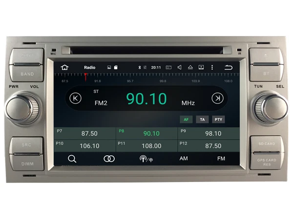 Best Ips screen Android 8.0 Car Dvd Navi Player FOR FORD S-MAX/C-MAX 2007 2008 2009 gps auto stereo audio multimedia 1