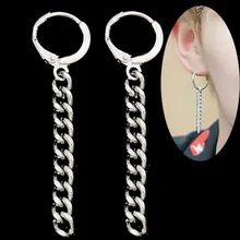 2 шт./партия новые модные ювелирные изделия серебряные серьги-гвоздики с кисточкой JIMIN Kpop корейские Висячие Подвески для мужчин и женщин