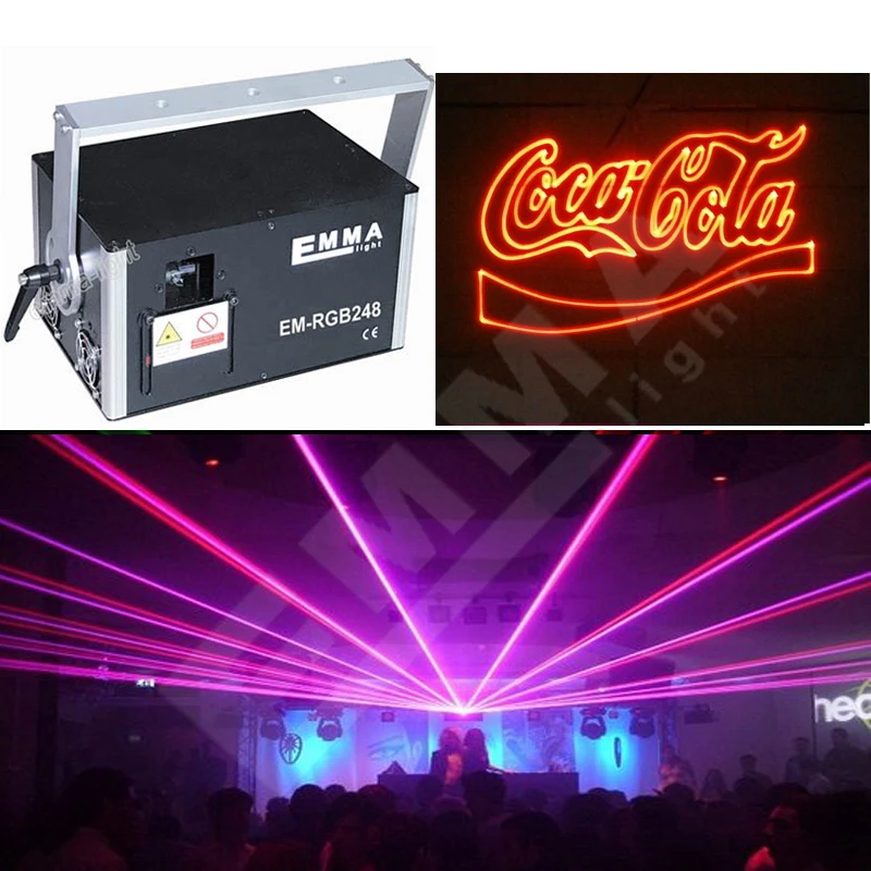 home party Laser Show System 3W RGB Laser Projector stage 3w rgb laser