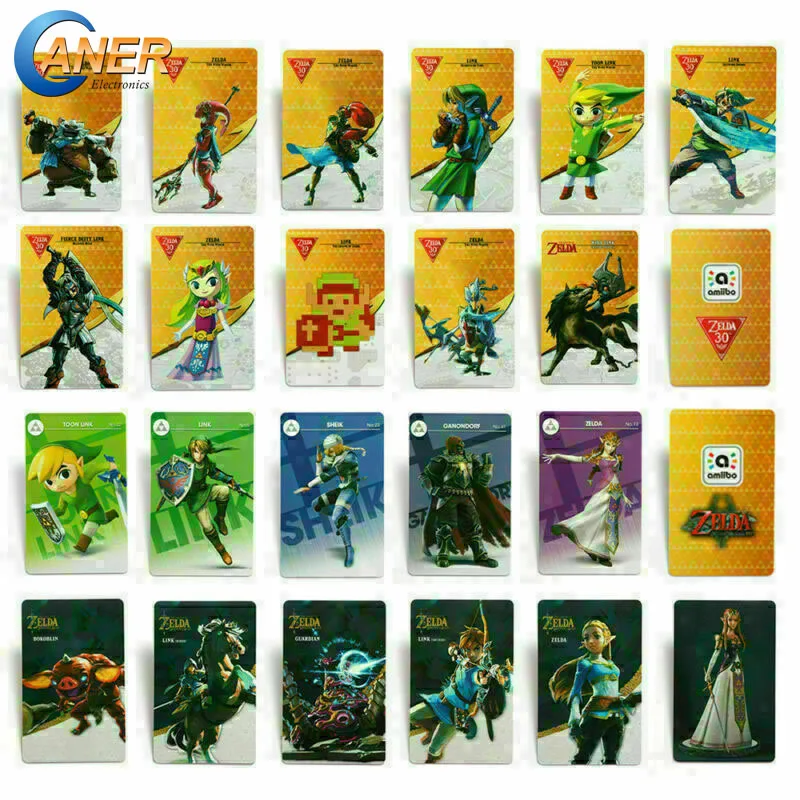 

NEW 22pcs NFC PVC Tag Game Card Zeld a BREATH OF THE WILD-BOTW For nintend Switch for Wii for U