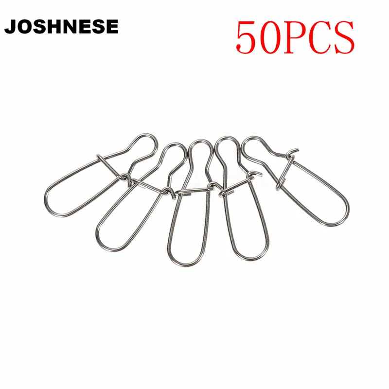 JOSHNESE 00/0/1/2/4/5/6 #50 шт. рыболовные Вертлюги с крючком для рыбалки безопасные защелки |