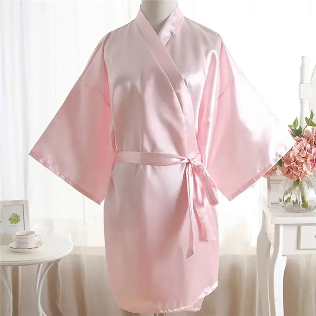 Со стразами косметический Одежда Свадебные халат кимоно из вискозы пижамы Глубокий v-образная Пижама Туалетная Ванна платье спа ночная рубашка - Цвет: Solid No Rhinestone