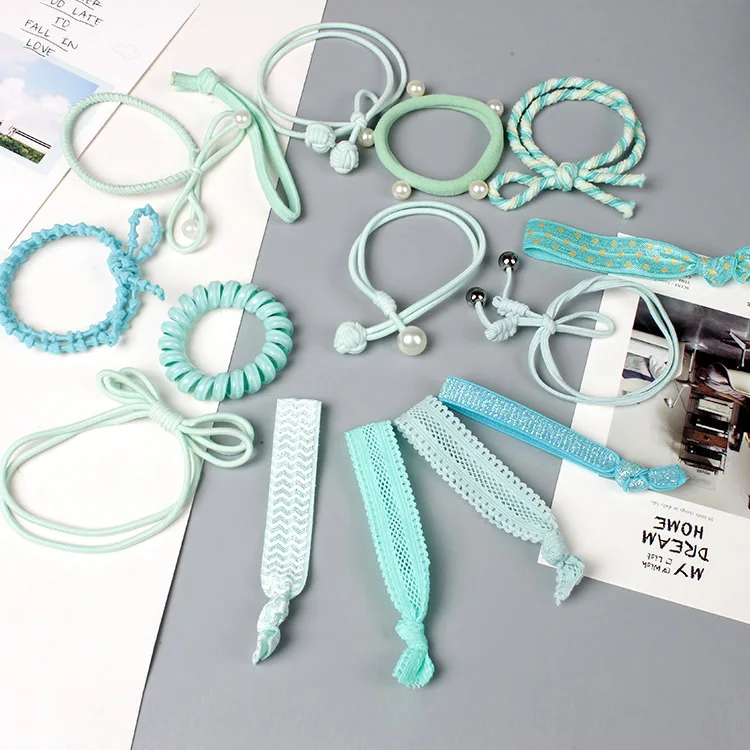 10pcs 15pcs 20pcs/set Girls High elasticity seamless hairpin hair ropes