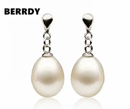 

REAL PEARL Natural Freshwater Pearl Earrings, 8-9mm Pearl Size, 3 Color