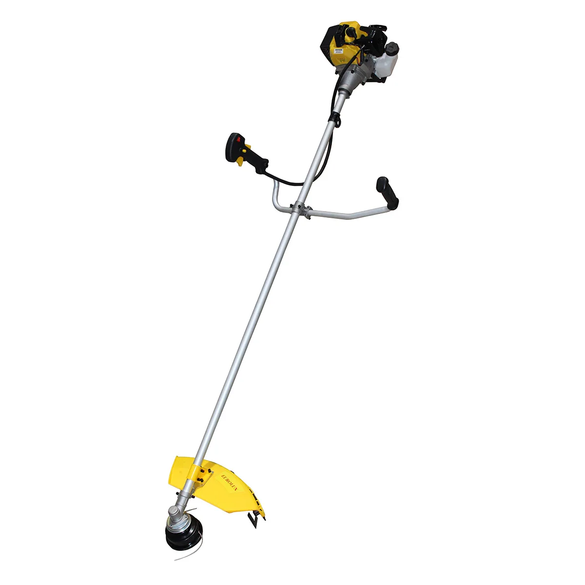 Триммер бензиновый Eurolux TR-1900T (Мощность 1900 Вт, 2-х тактный двигатель, ширина скоса 255 мм, число оборотов 7500-9500 об/мин, антивибрационная система)