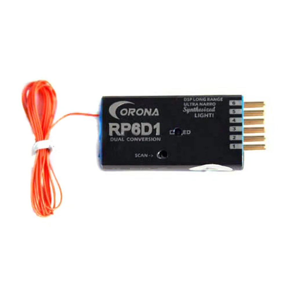 

F-Cloud Japan Crown RP6D1 40MHz 35MHz Dual Phase Locked Loop Six Channel Receiver Spot