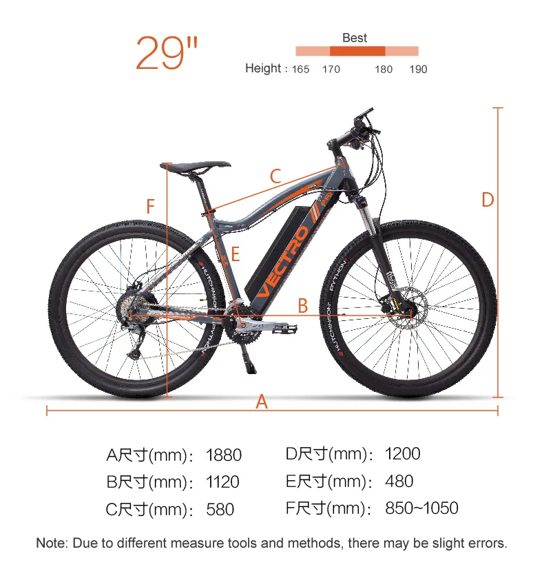 Clearance High Quality 29 Inch Electric Bicycle, Mountain Bike, Hidden Lithium Battery, 5 Level Pedal Assist, Lockable Suspension Fork 9