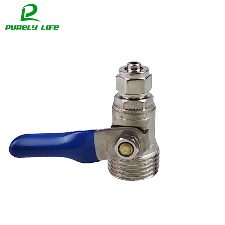 Наружный клапан BSP с наружной резьбой 1/4 &quotOD трубкой на 1/2&quot male переключатель