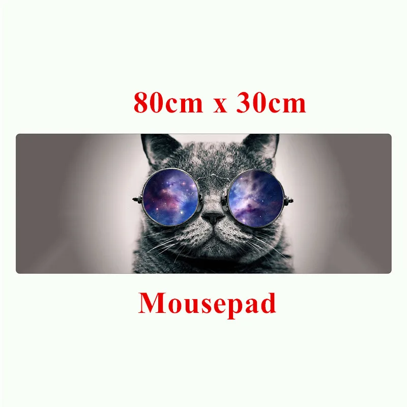 

80x30cm Large Mouse pad Animal Cat Big Desk Cushion Table keyboard Mat Protector Mousepad game gamer gaming XL Mouse pad