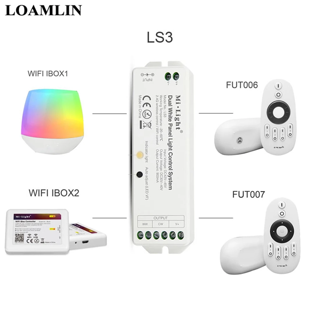Mi светильник LS3 40 Вт плоский светильник контроллер WiFi iBox1 iBox2 умный контроллер FUT006 FUT007 2,4G пульт дистанционного управления