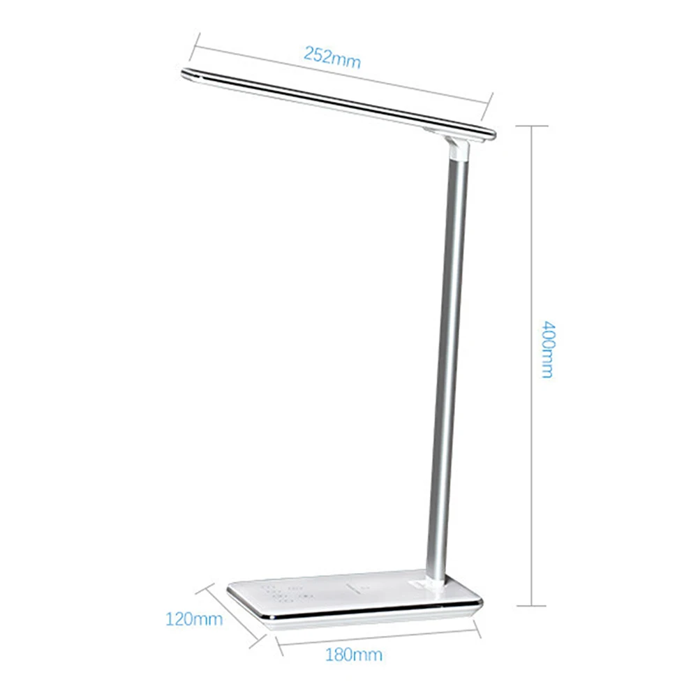  Usb Charge 4 In1 Wireless Charger Led Desk Lamp Lumen Multifunction Led Table Lamp 5w Touch Table L