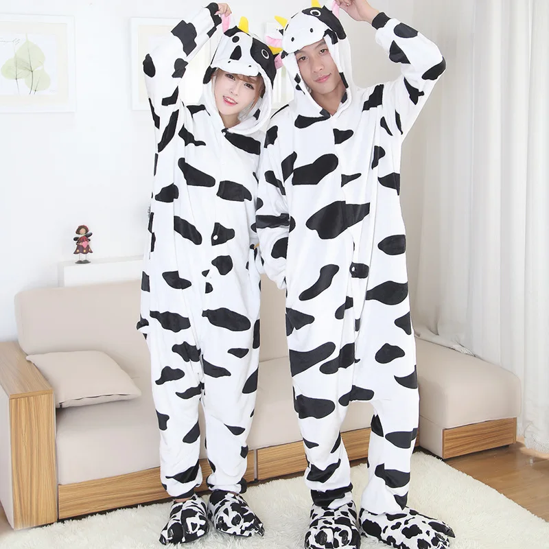 cow onesies for couple kigurumi