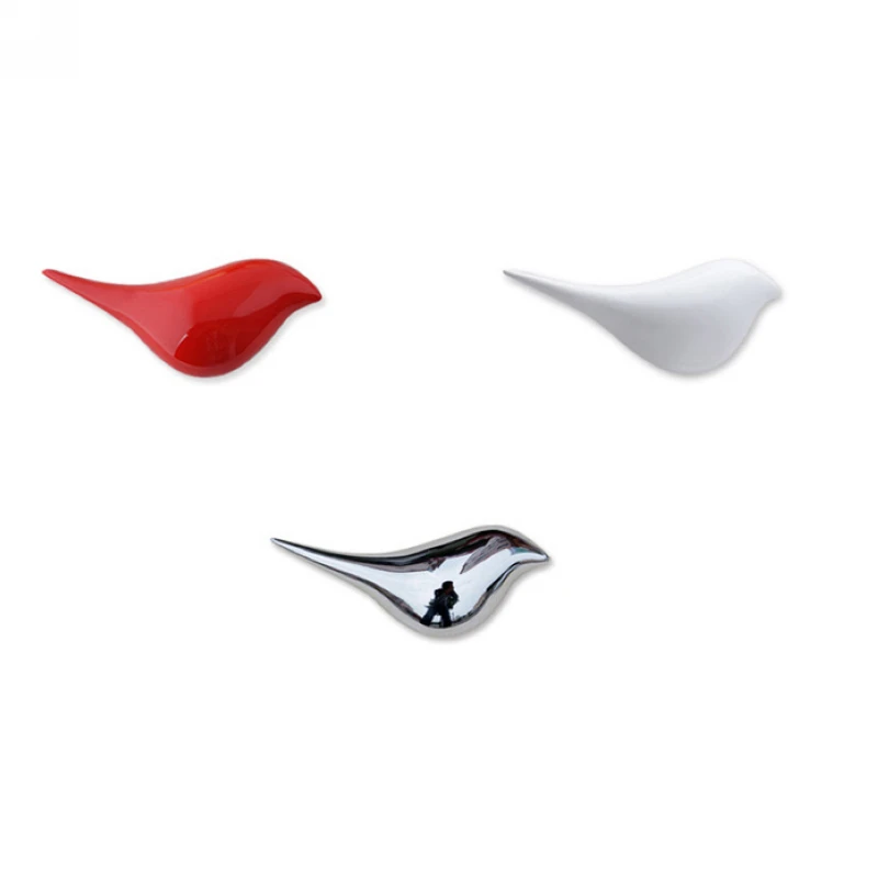 JX-LCLYL 3D Birds Shape Wall Hanging Resin Metal Plating Office Home Decorations S/L New