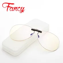 Анти-синий луч клип-на клип-объектив для света компьютера телефон игры ТВ рабочие очки Новые унисекс очки UV400