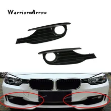 WarriorsArrow пара передние противотуманные фары светильник крышка решетка радиатора отделкой L/R для BMW F30 F31 320i 325d 328i 330d 335i 2011 51117255370 51117255369