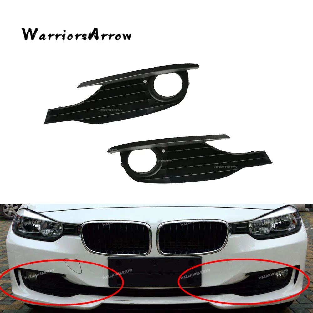 

WarriorsArrow Pair Front Fog Light Cover Grille Trim L R For BMW F30 F31 320i 325d 328i 330d 335i 2011 51117255370 51117255369